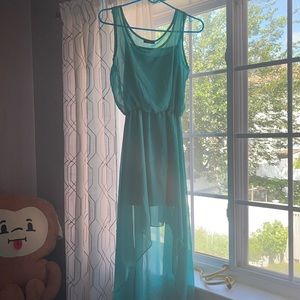 Turquoise summer dress